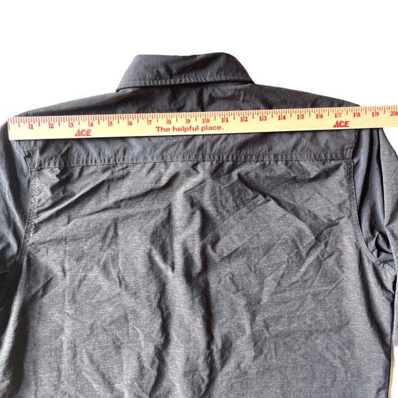 Swiss Tech Mens Charcoal L/S Button Shirt M 38-40 Style# SM48Y120 - Picture 11 of 13